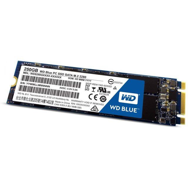 WD 250GB BLUE 550-525MB M.2 SATA WDS250G2B0B