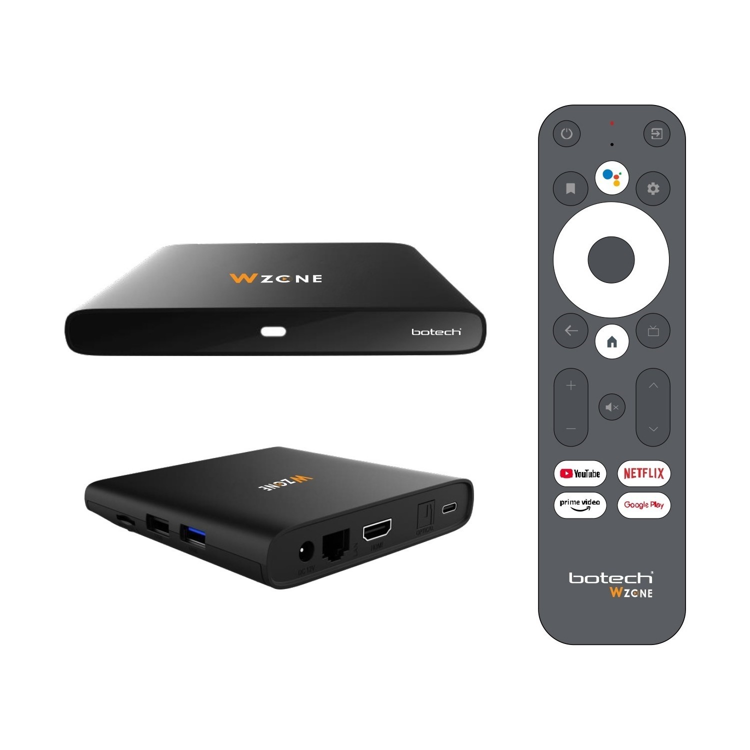 BOTECH WZONE 4K ANDROID TV BOX