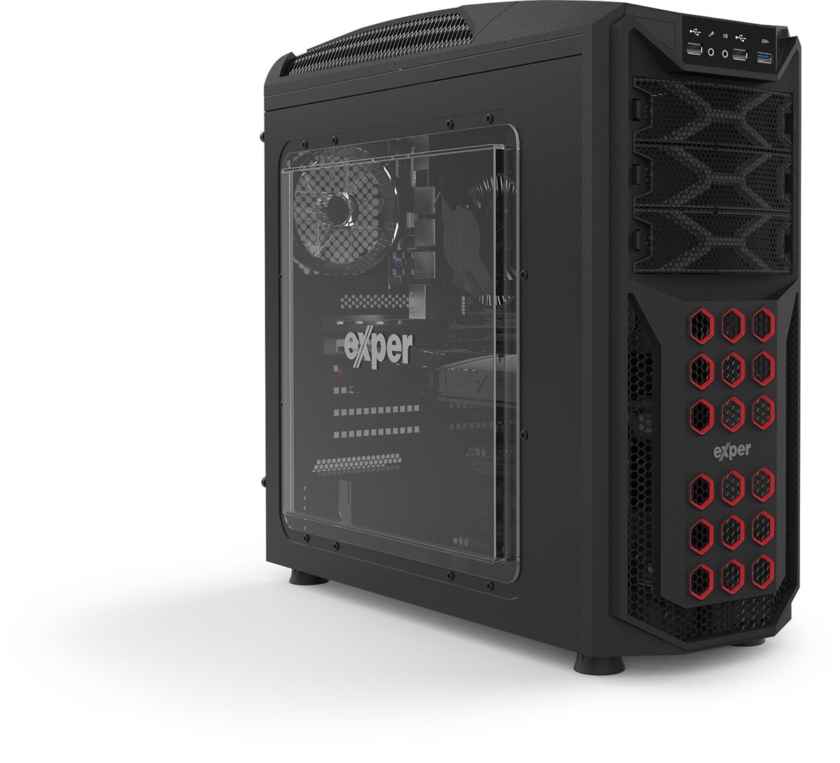 EXPER PC GAMING FLEX XCELLERATOR XC204 ARC H610 I7 12700F 32GB 1TB M2 SSD 8GB INTEL ARC A750 650W FDOS