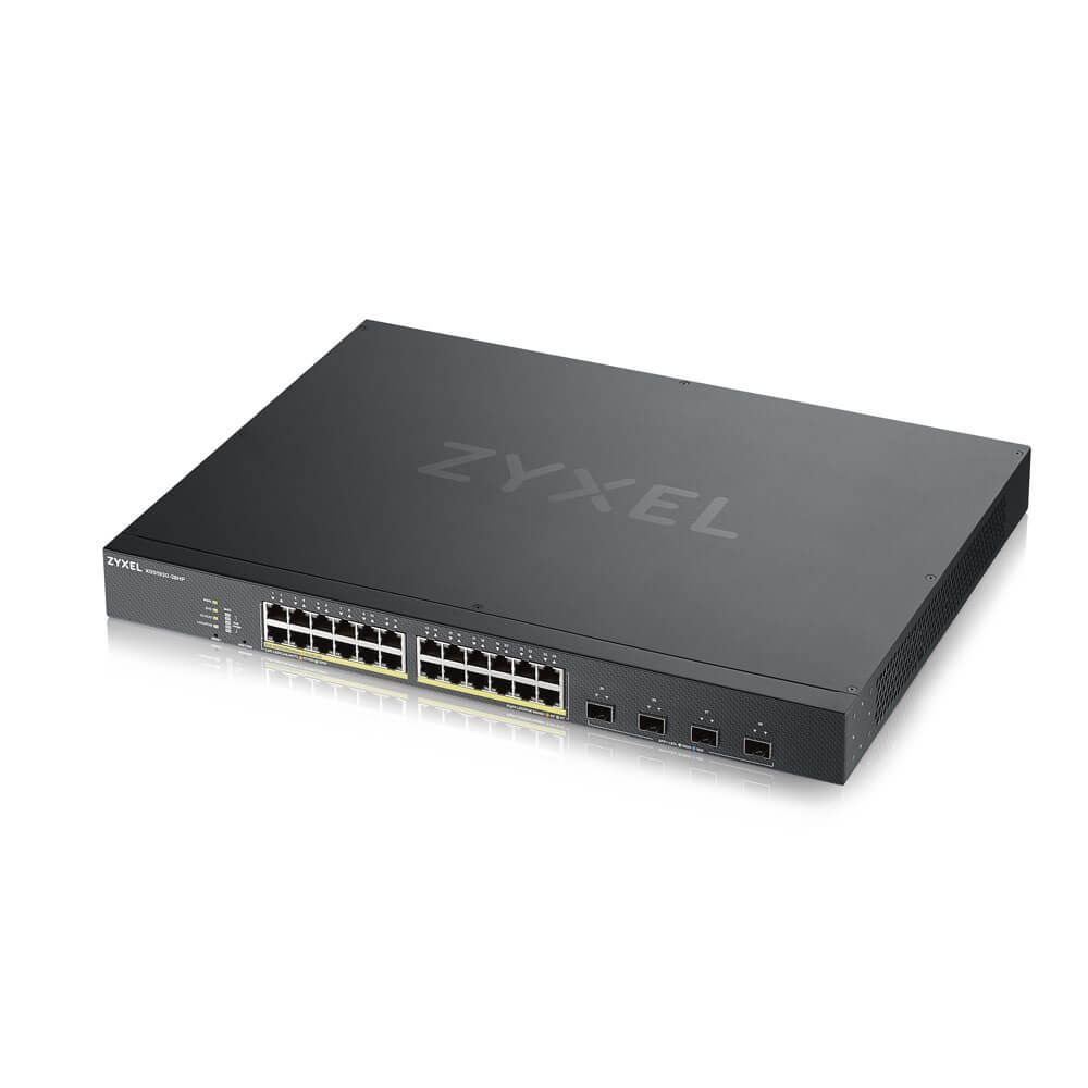 ZYXEL XGS1930-28HP 24 PORT 24X10-100-1000 + 4X10GL SFP+ L2 HIBRID NEBULAF