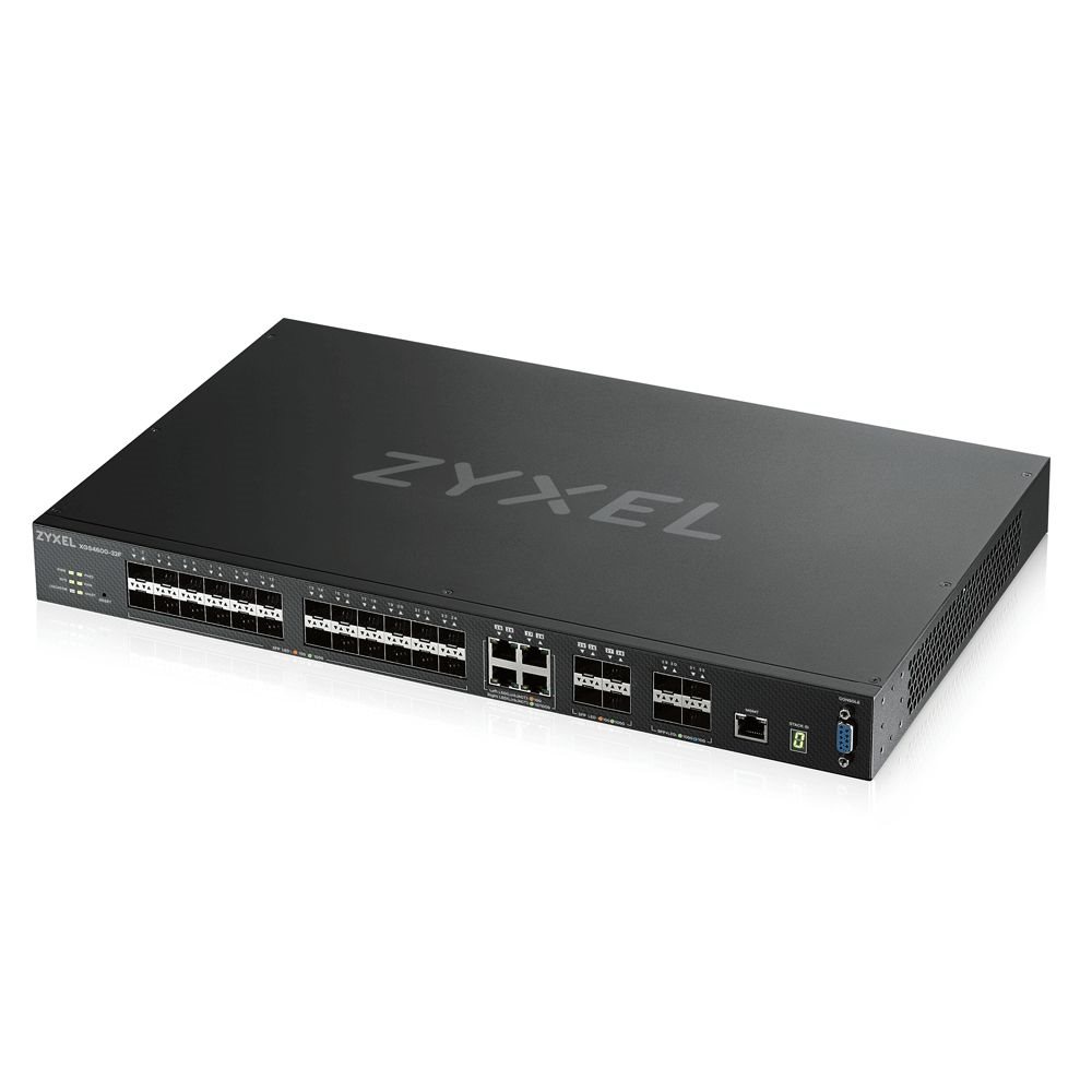 ZYXEL XGS4600-32F 28- PORT GBE L3 MANAGED SWITCH WITH 4 SFP + UPLINK