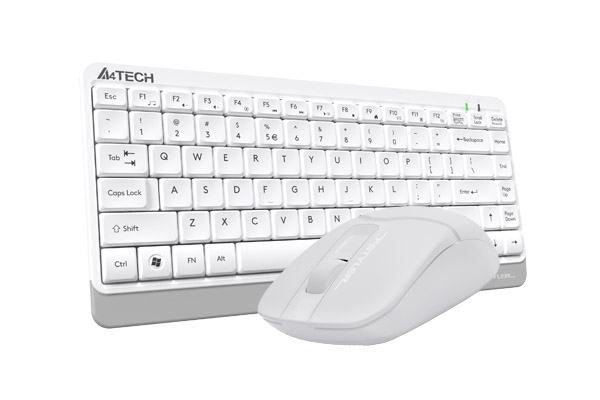 A4 TECH FG1112 2.4 Q FN-MM MINI KLAVYE+MOUSE SET BEYAZ