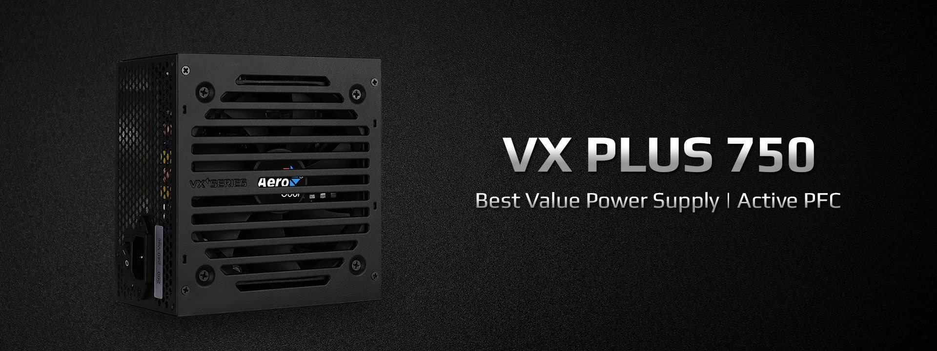 AEROCOOL VX PLUS 750W 12CM FAN GUC KAYNAGI (AE-VXP750)