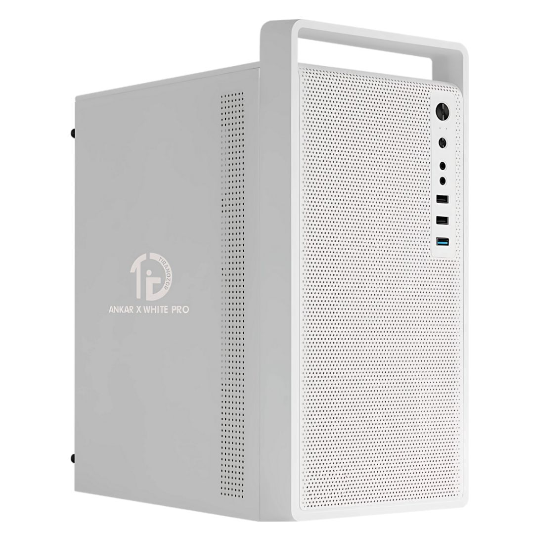 TIRANOZOR ANKAR WHITE X PRO ANK2565W I3-12100 16GB DDR4 512GB M.2 SSD W11P + OFFICE 2021 350W MASAÜSTÜ PC