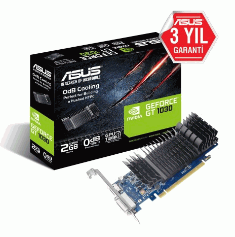 ASUS GT1030-SL-2GD4-BRK 2GB DDR4 DVI HDMI 64BIT