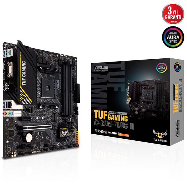 ASUS TUF GAMING A520M-PLUS II AM4 RYZEN