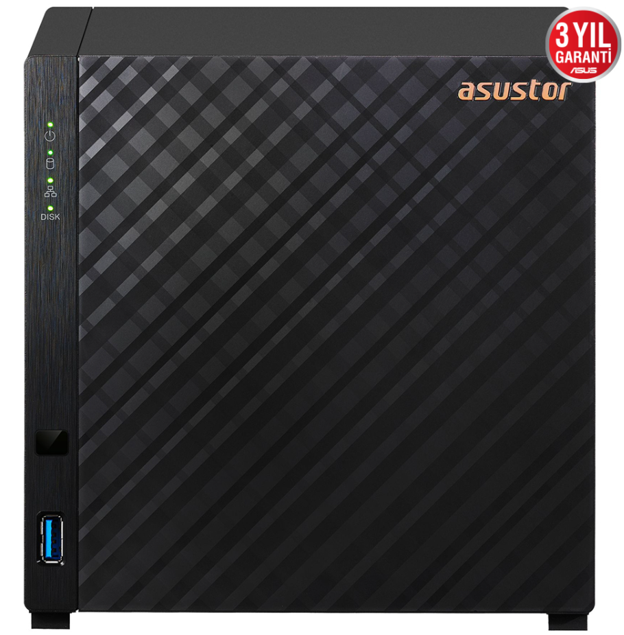 ASUSTOR AS1104T 4 YUVALI 1GB NAS DEPOLAMA UNITESI