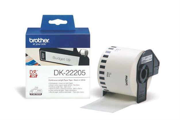 BROTHER P-TOUCH DK-22205 DK ETIKET SUREKLI 62MM X 30.48M