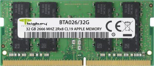 BTA026-32G BIGBOY 32GB DDR4 2666MHZ NOTEBOOK RAM