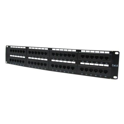 COD648 CODEGEN CAT6 1U 48 PORT MODULER PATCH PANEL