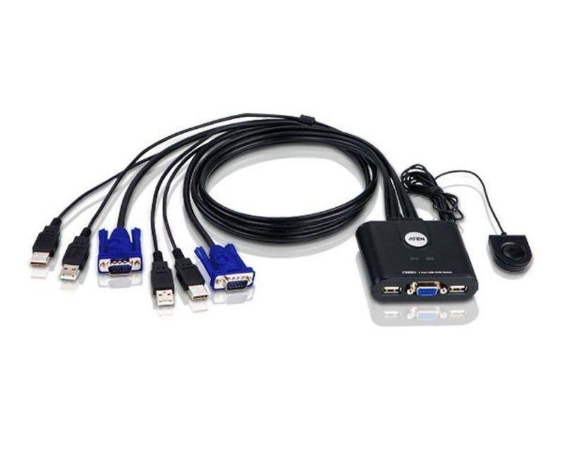 CS22U ATEN 2 PORT USB VGA KVM SWITCH