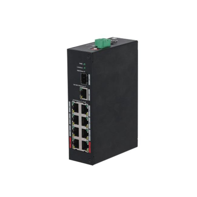 DAHUA PFS3110-8ET-96-V2 8 PORT POE METAL SWITCH