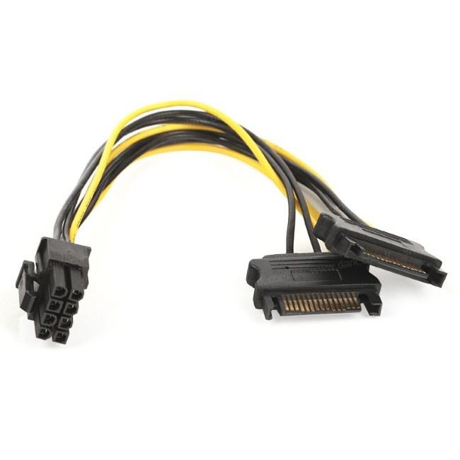 DARK DK-CB-P203 2X SATA - 6+2PIN PCI-EX DONUSTURUC