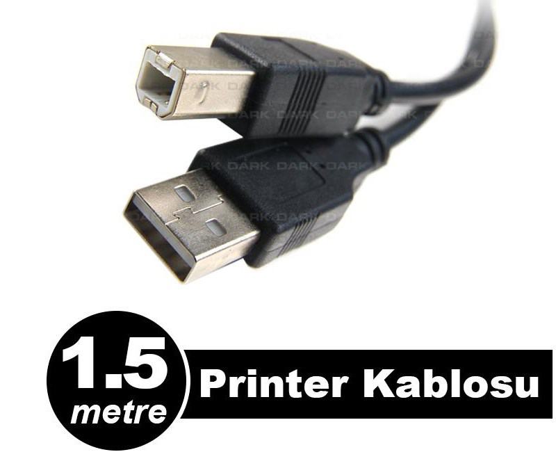 DARK DK-CB-USB2PRNL150 1.5MT USB 2.0 YAZCI KABLOSU