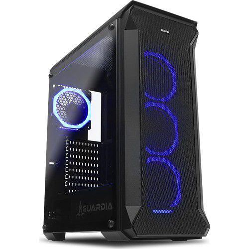 DARK GUARDIAN 4X12CM FAN USB3.0 PENCERELI ATX SIYAH KASA(DKCHGUARDIAN)