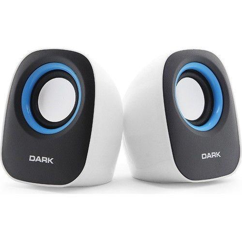 DK-AC-SP100 DARK 6W 1+1 BEYAZ MAVI USB HOPARLOR