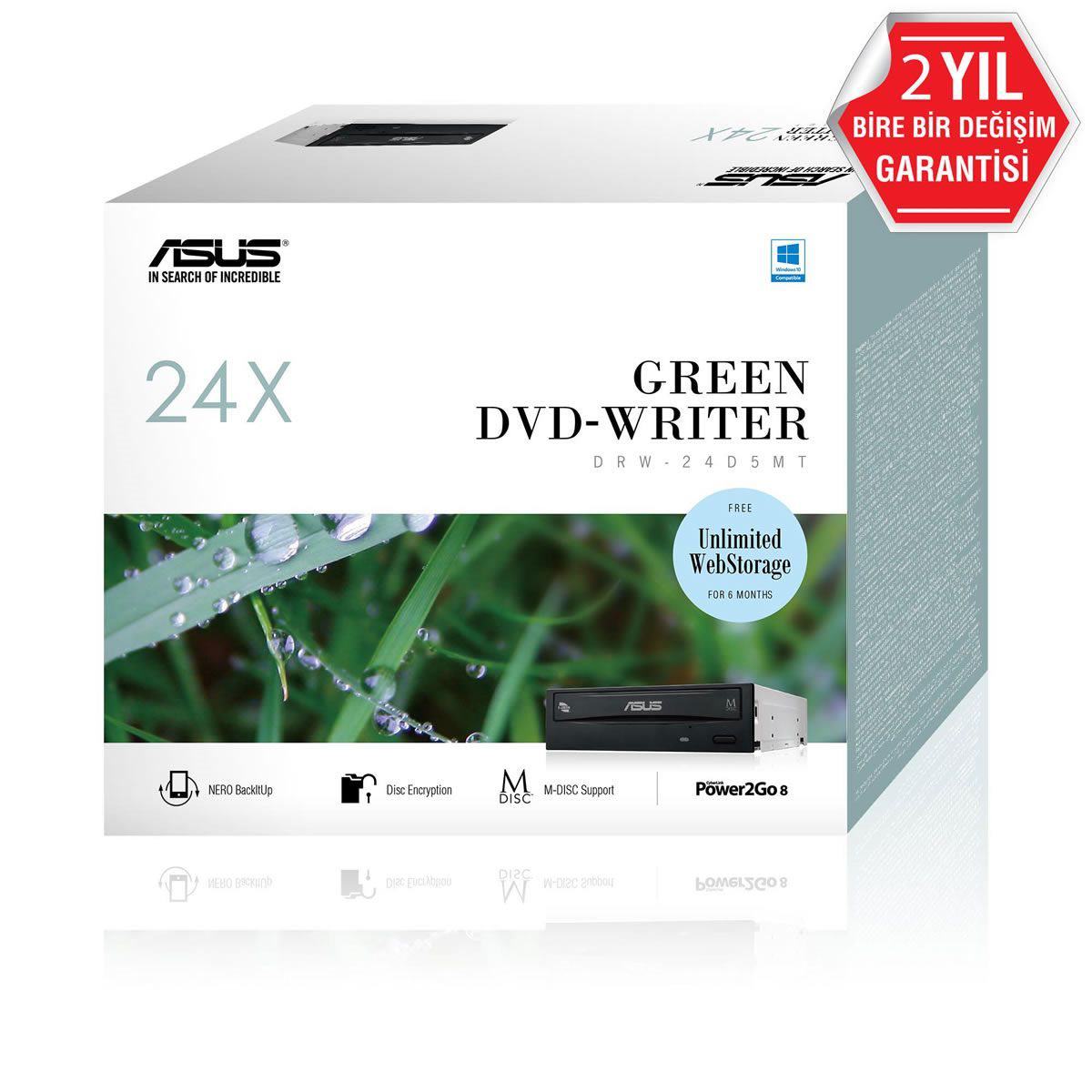 DRW-24D5MT ASUS 24X DAHILI DVD YAZICI