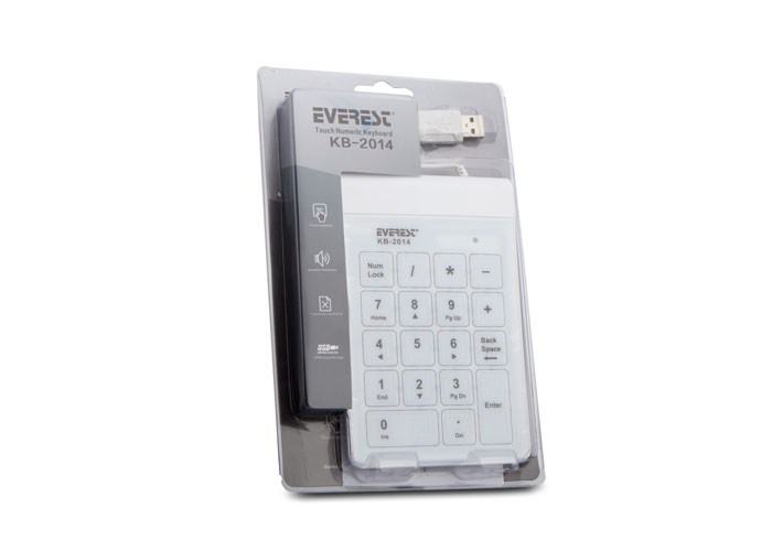 EVEREST KB-2014 USB NUMERIK BEYAZ KLAVYE