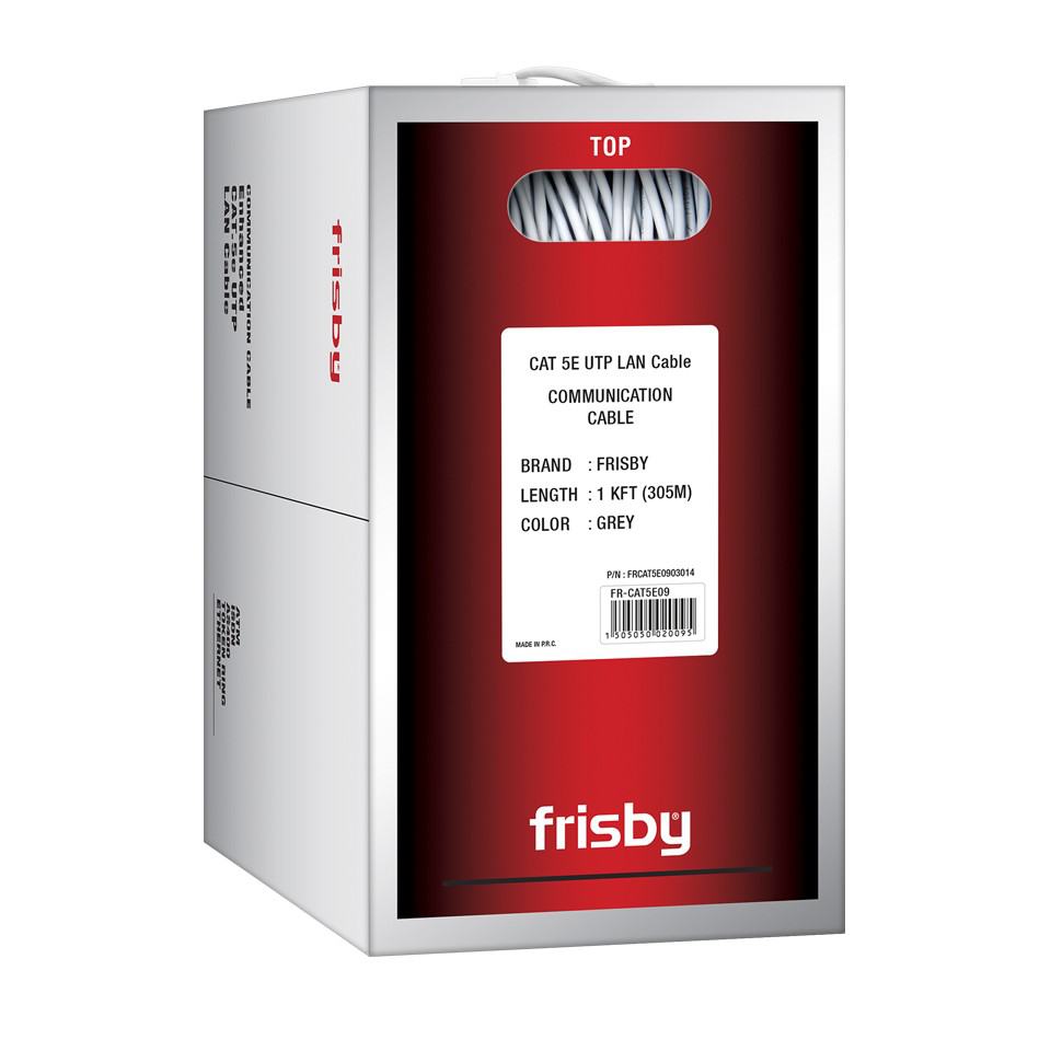 FR-CAT5E09 FRISBY CAT5 305M ETHERNET KABLO