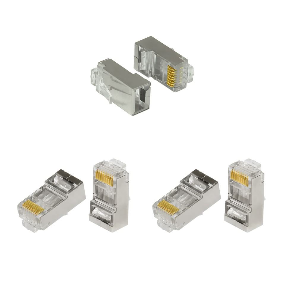 FRISBY FNW-RJ4522N CAT6 RJ45 METAL FTP KONEKTOR 100'LU