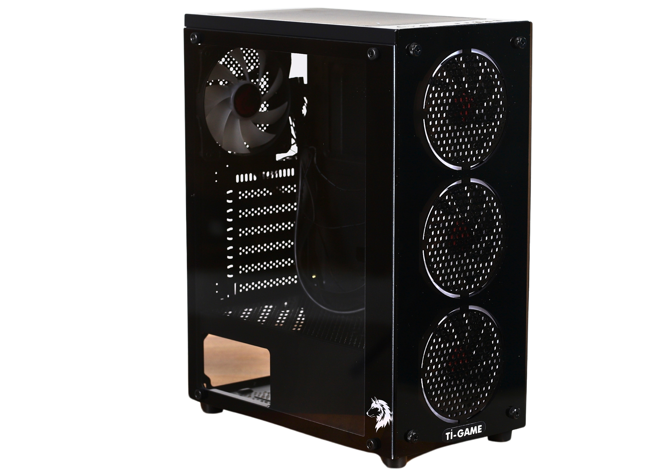 Tİ-GAME GRİM 4 RGB FAN BLACK MESH GAMING KASA POWER YOK