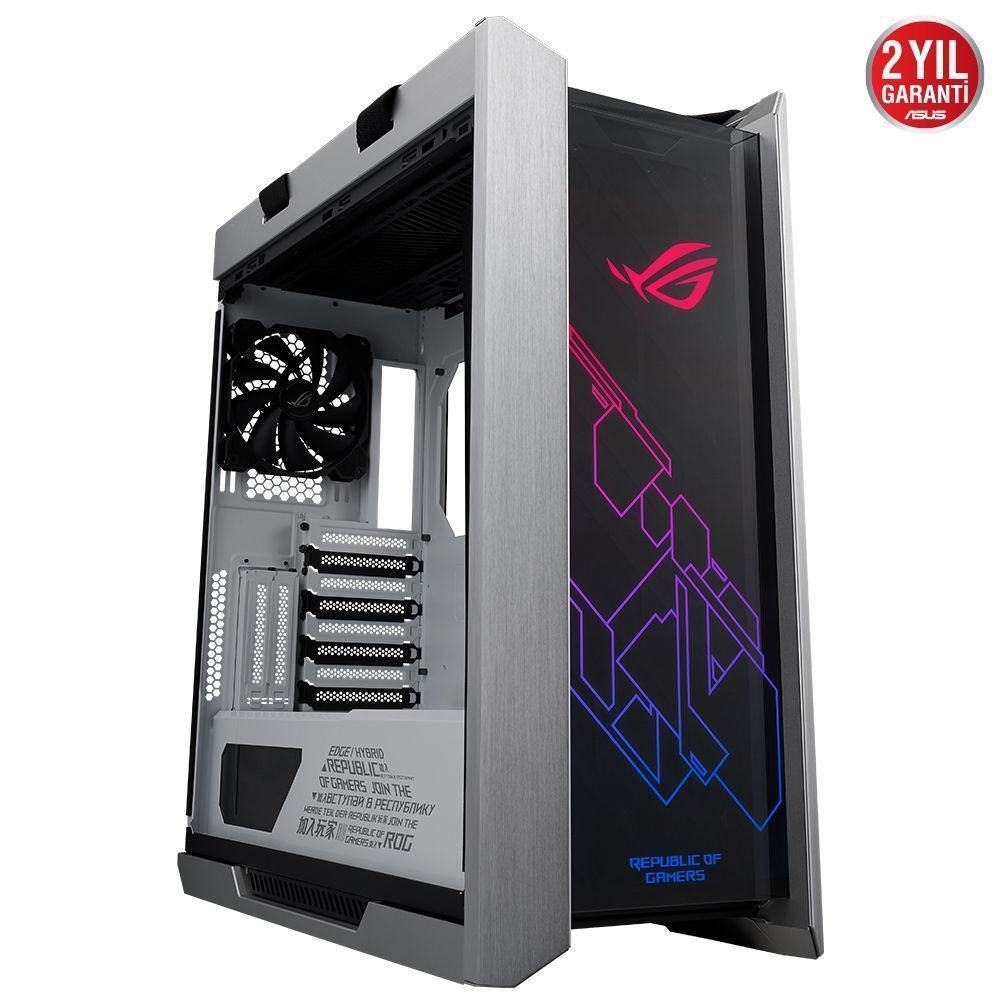 GX601 ROG STRIX HELIOS RGB FANLI TEMPERLİ CAM BEYAZ