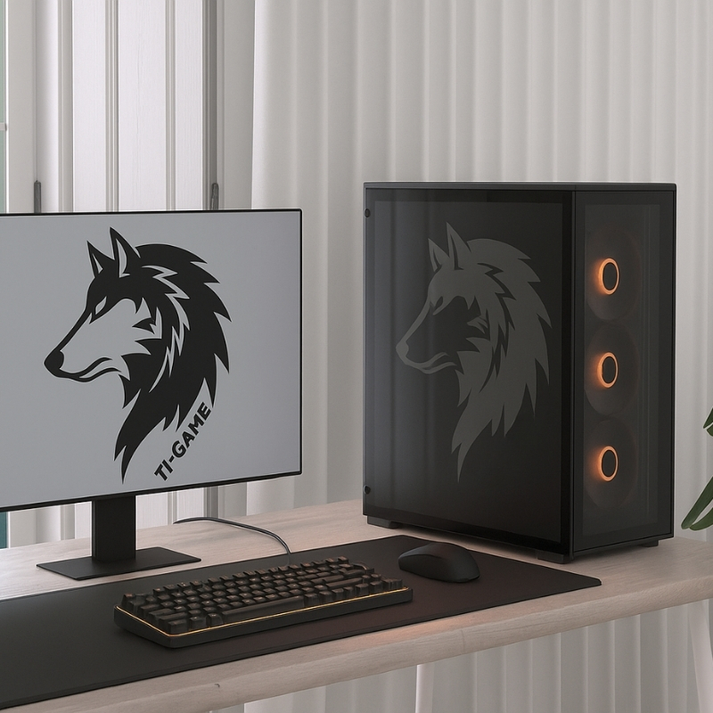 Tİ-GAME HARU HR25188D I5-14400F 16GB DDR5 500GB SSD RTX 5060 8GB 650W W11P SIVI SOĞUTMA MESH GAMİNG PC