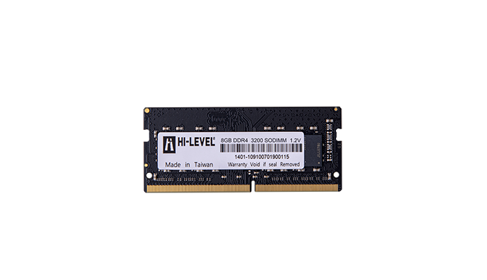 8GB DDR4 3200MHZ CL22 SODIMM 1.2V HLV-SOPC25600D4-8G HI-LEVEL