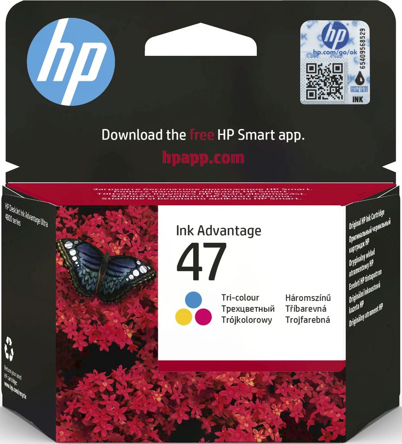 HP 6ZD61AE (47) 3 RENKLI MUREKKEP KARTUSU