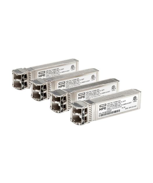 HPE C8R24B MSA 16GB SW FC SFP 4PK XCVR