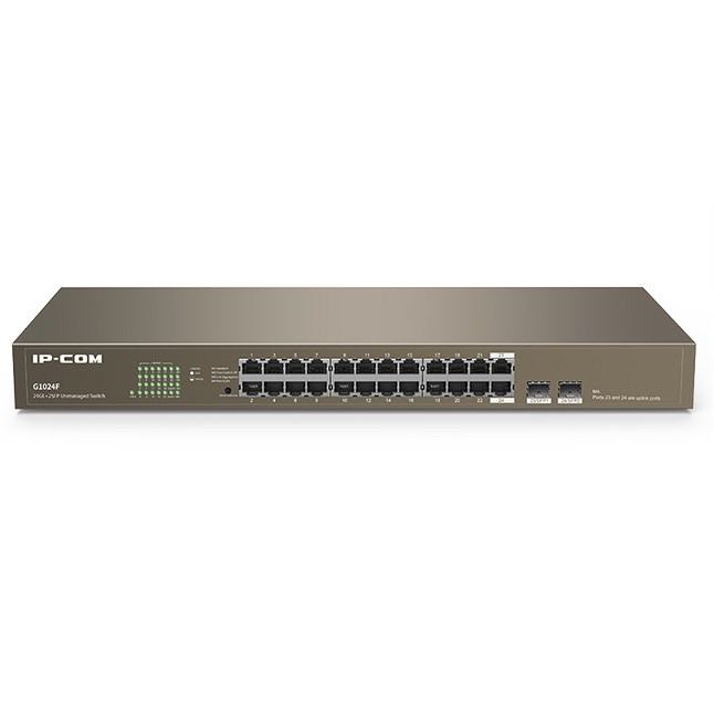 IP-COM G1024F 24 PORT YONETILEMEZ +2SFP SWITCH