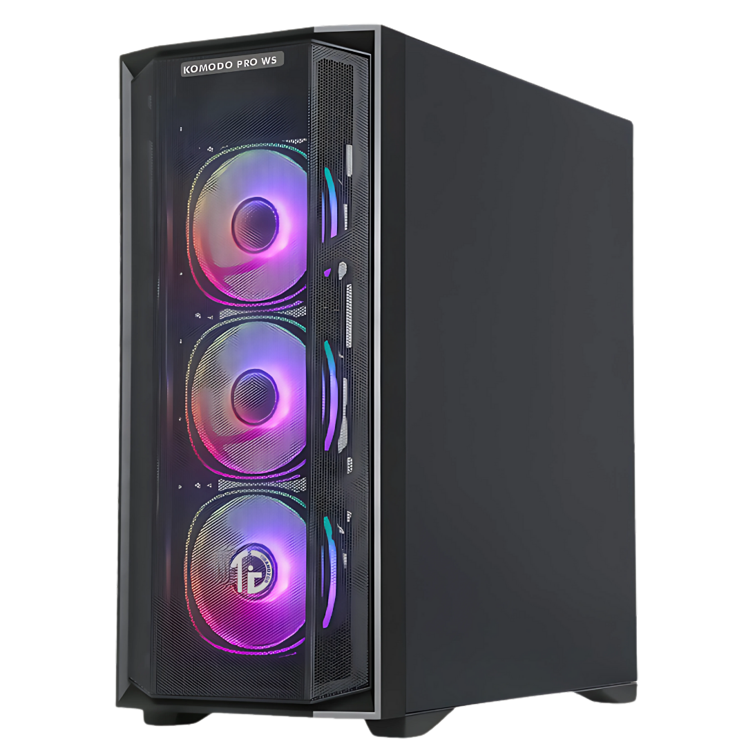 TIRANOZOR KOMODO PRO AI KMP25152W WULTRA 9 192GB DDR5 4TB M.2 SDD 10TB HDD SIVI SOĞUTMA 24GB RTX 4090 1200W 80+G W11P