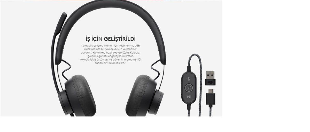 LOGITECH ZONE KABLOLU KULAKLIK 981-000875