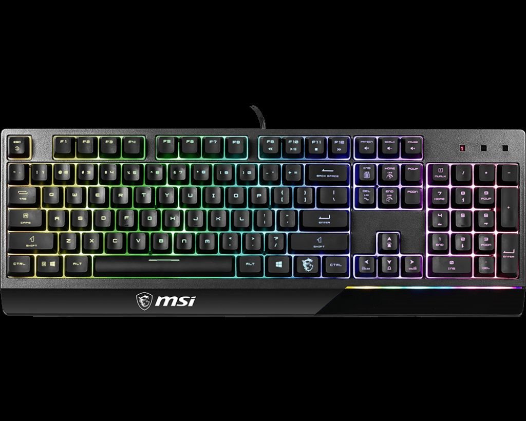 MSI GG VIGOR GK30 TR GAMING KEYBOARD MEKANIK HISLI 6 BOLGE RGB LED AYDINL