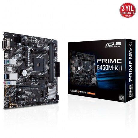 PRIME-B450M-K-II ASUS AM4 DDR4 4400MHZ ANAKART