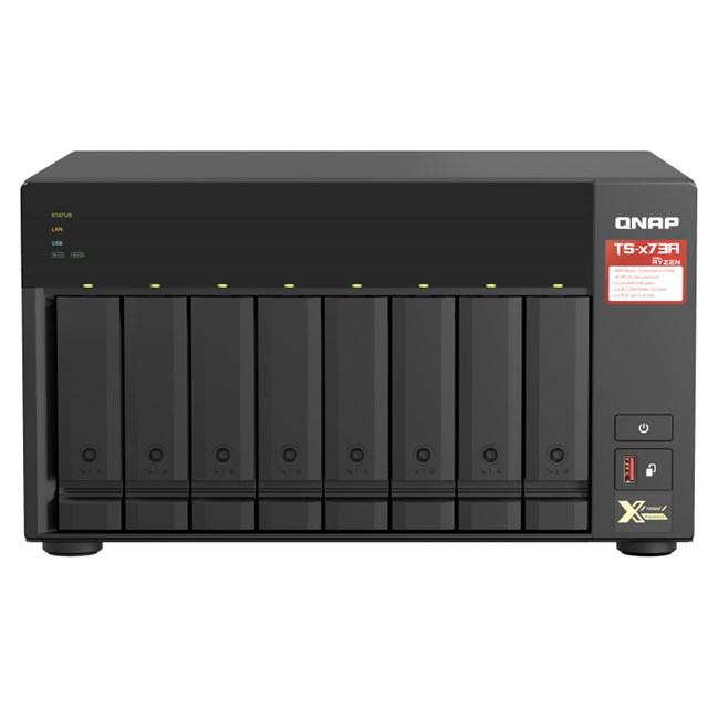 QNAP TS-873A-8GB  RAM 8 HDD YUVALI TOWER NAS