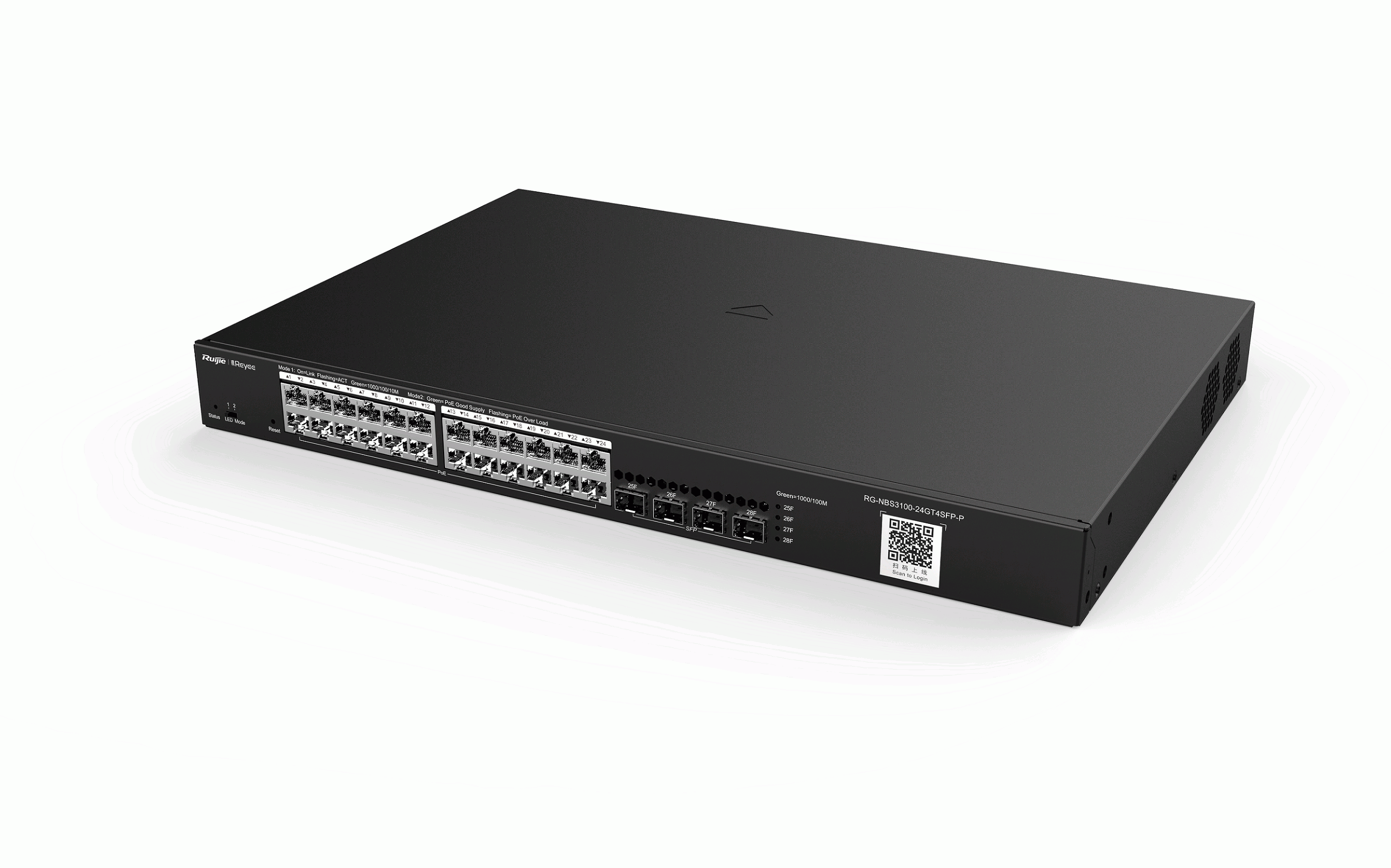 REYEE RG-NBS3100-24GT4SFP-P 26P GIGABIT SWITCH 24P POE 4SFP