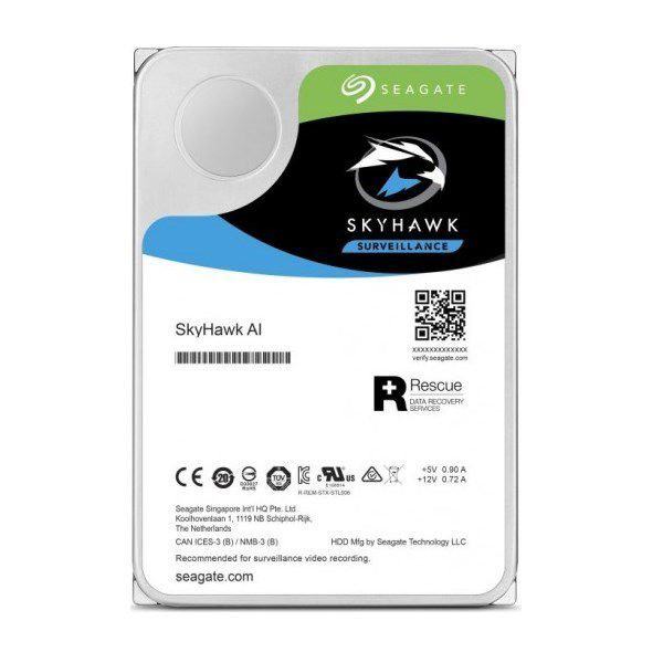 SEAGATE SKYHAWK 3.5 10TB ST10000VE0008 SATA 3.0 256MB 210MB-S RV SENSOR 7