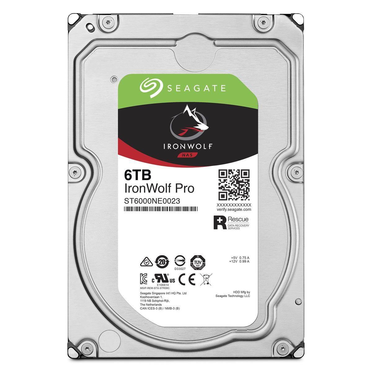 SEAGATE ST6000NE000 6TB 3.5'' 7200RPM 256MB SATA3 IRONWOLF PRO NAS DAHILI