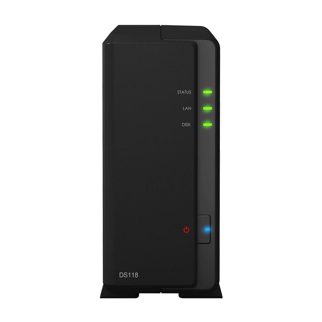 SYNOLOGY DS118 NAS SERVER 1 ADET-3.5 DISK DESTEKL