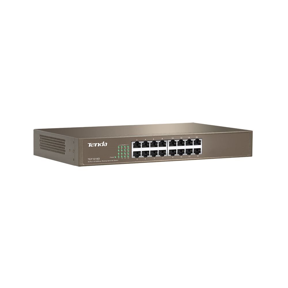 TENDA TEF1016D 16PORT 10-100 RACK-M SWITCH