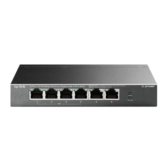 TL-SF1006P TP-LINK 6 PORT 10-100MBPS 4 PORT POE SWITCH