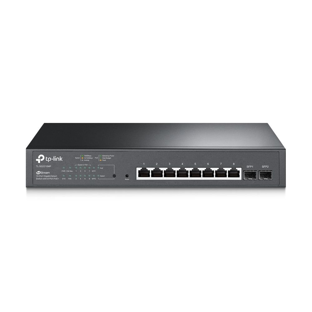 TL-SG2210MP TP-LINK 10 PORT 10-100-1000 GIGABIT 150W POE SWITCH