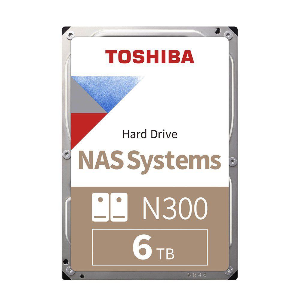 TOSHIBA HDWN160UZSVA 6TB 3.5" 7200RPM 128MB SATA3 N300 NAS DAHILI HARDDIS