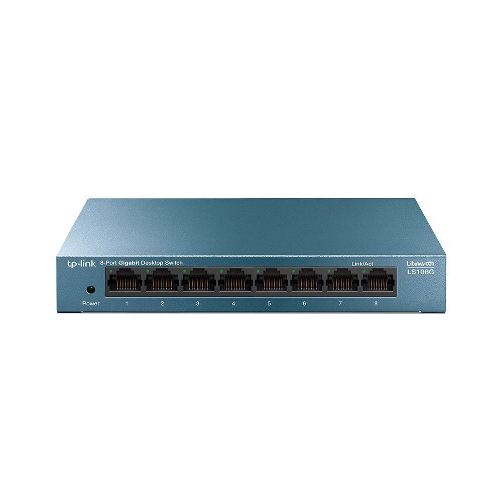 TP-LINK LS108G 8 PORT GIGABIT LITEWAVE MASAUSTU SWITCH (ÇELIK KASA)