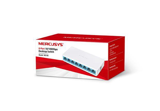 TP-LINK MERCUSYS MS108 8 PORT 10-100 MASAUSTU SWITCH (YONETILEMEZ)