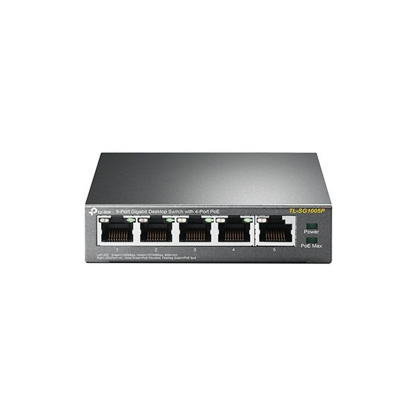 TP-LINK TL-SG1005P 5 PORT 10-100-1000MBPS 4 PORT POE