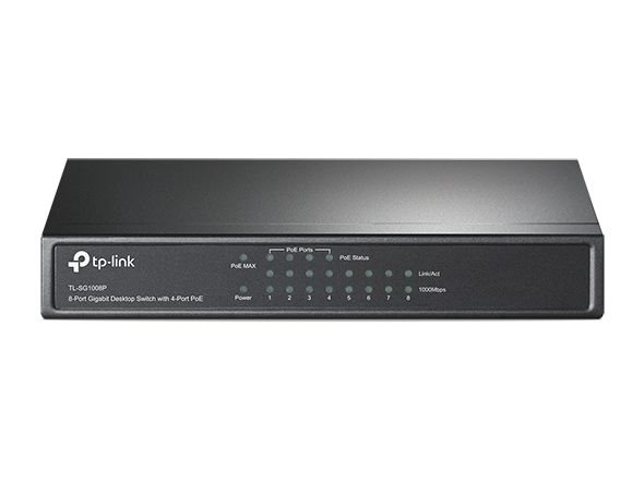 TP-LINK TL-SG1008P 8 PORT 10-100-1000MBPS SWITCH + 4 PORT POE