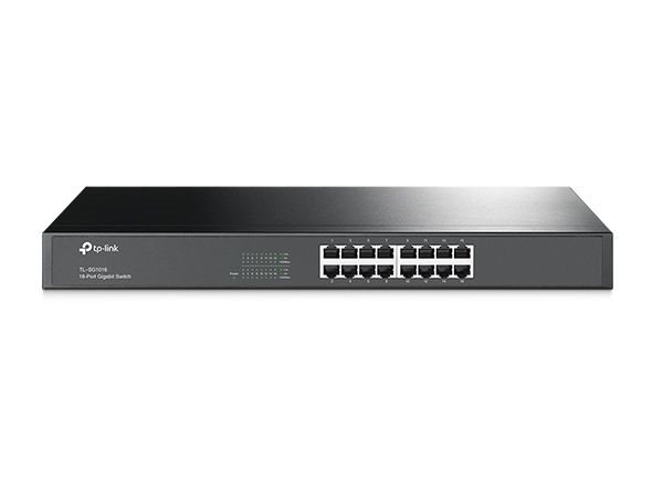 TP-LINK TL-SG1016 16 PORT 10-100-1000 SWITCH RMOUT