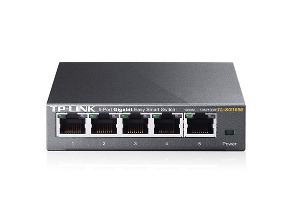 TP-LINK TL-SG105E 5 PORT EASY SMART GBIT SWITCH